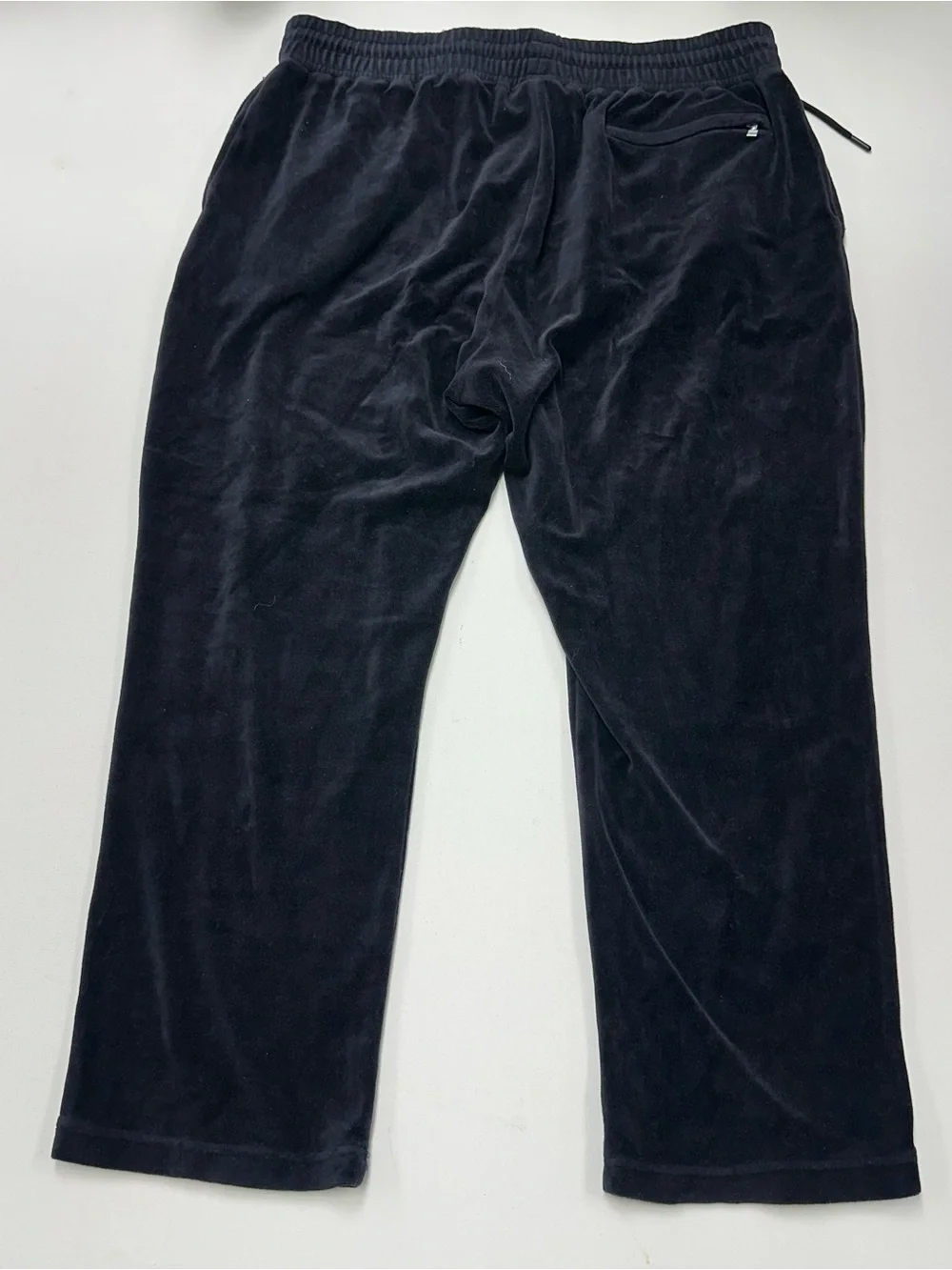FILA Velour Track Pants Mens 2XL Black Velour Tracksuit Joggers Vintage Y2K